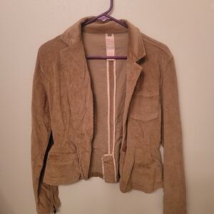 Indigo Women's Tan Corduroy Blazer